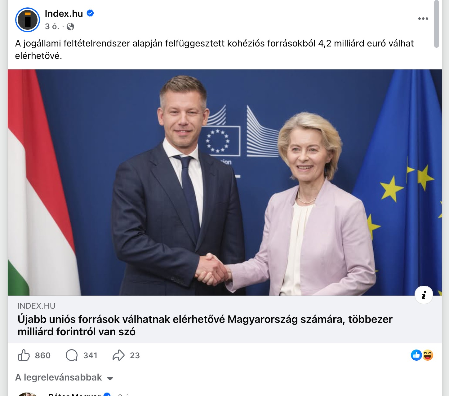 A bejegyzés képernyőképe